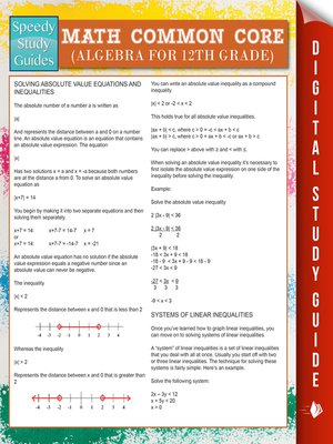 Math Common Core - ebook